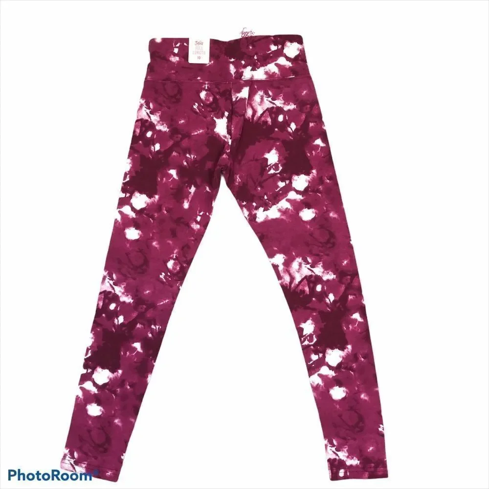 NWT Justice Full‎ Length Pattern Print Leggings 10